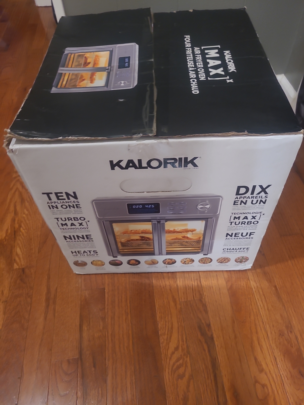 KALORIK MAX Air Fryer Oven - Stainless Gray - Picture 6 of 8